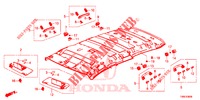 FODERA TETTO  per Honda CIVIC TOURER DIESEL 1.6 EXECUTIVE 5 Porte 6 velocità manuale 2016