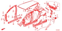 PANNELLI ESTERNI/PANNELLO POSTERIORE  per Honda CIVIC TOURER DIESEL 1.6 EXECUTIVE 5 Porte 6 velocità manuale 2016