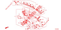 FODERA PORTELLONE/ FODERAMENTO PANNELLO(2D)  per Honda CIVIC TOURER DIESEL 1.6 LIFSTYLE 5 Porte 6 velocità manuale 2016