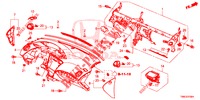 PANNELLO STRUMENTI (LH) per Honda CIVIC TOURER DIESEL 1.6 LIFSTYLE 5 Porte 6 velocità manuale 2016