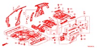 PAVIMENTO/PANNELLI INTERNI  per Honda CIVIC TOURER DIESEL 1.6 LIFSTYLE 5 Porte 6 velocità manuale 2016