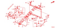 TUBO RADIATORE/SERBATOIO DI RISERVA (DIESEL) per Honda CIVIC TOURER DIESEL 1.6 LIFSTYLE 5 Porte 6 velocità manuale 2016