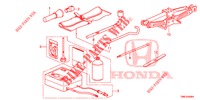 UTENSILI/CRICCO  per Honda CIVIC TOURER DIESEL 1.6 LIFSTYLE 5 Porte 6 velocità manuale 2016