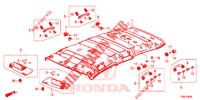 FODERA TETTO  per Honda CIVIC TOURER DIESEL 1.6 S 5 Porte 6 velocità manuale 2016