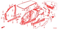 PANNELLI ESTERNI/PANNELLO POSTERIORE  per Honda CIVIC TOURER DIESEL 1.6 S 5 Porte 6 velocità manuale 2016