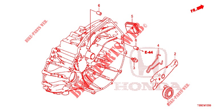 RILASCIA INNESTO (DIESEL) per Honda CIVIC TOURER DIESEL 1.6 S 5 Porte 6 velocità manuale 2016