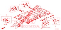 FODERA TETTO  per Honda CIVIC TOURER 1.8 COMFORT 5 Porte 5 velocità automatico 2016
