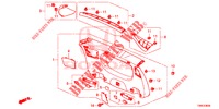 FODERA PORTELLONE/ FODERAMENTO PANNELLO(2D)  per Honda CIVIC TOURER 1.8 EXECUTIVE NAVI 5 Porte 6 velocità manuale 2016
