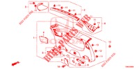 FODERA PORTELLONE/ FODERAMENTO PANNELLO(2D)  per Honda CIVIC TOURER 1.8 EXECUTIVE 5 Porte 5 velocità automatico 2016