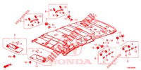 FODERA TETTO  per Honda CIVIC TOURER 1.8 EXECUTIVE 5 Porte 5 velocità automatico 2016