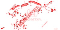 CONDOTTO SCARICO/SILENZIATORE (DIESEL) per Honda CIVIC TOURER DIESEL 1.6 ELEGANCE 5 Porte 6 velocità manuale 2017