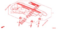 COPERTURA MOTORE (DIESEL) per Honda CIVIC TOURER DIESEL 1.6 ELEGANCE 5 Porte 6 velocità manuale 2017