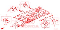 FODERA TETTO  per Honda CIVIC TOURER DIESEL 1.6 ELEGANCE 5 Porte 6 velocità manuale 2017