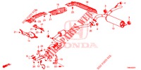 CONDOTTO SCARICO/SILENZIATORE (DIESEL) per Honda CIVIC TOURER DIESEL 1.6 SPORT NAVI 5 Porte 6 velocità manuale 2017