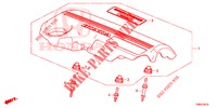 COPERTURA MOTORE (DIESEL) per Honda CIVIC TOURER DIESEL 1.6 SPORT NAVI 5 Porte 6 velocità manuale 2017