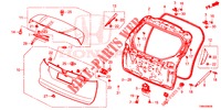 PANNELLO PORTELLONE(2D)  per Honda CIVIC TOURER DIESEL 1.6 SPORT NAVI 5 Porte 6 velocità manuale 2017