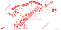 CONDOTTO SCARICO/SILENZIATORE (DIESEL) per Honda CIVIC TOURER DIESEL 1.6 LIFSTYLE 5 Porte 6 velocità manuale 2017