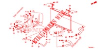 TUBO RADIATORE/SERBATOIO DI RISERVA (DIESEL) per Honda CIVIC TOURER DIESEL 1.6 S 5 Porte 6 velocità manuale 2017