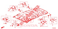 FODERA TETTO  per Honda CIVIC TOURER 1.8 COMFORT 5 Porte 6 velocità manuale 2017