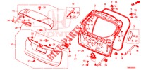 PANNELLO PORTELLONE(2D)  per Honda CIVIC TOURER 1.8 COMFORT 5 Porte 6 velocità manuale 2017