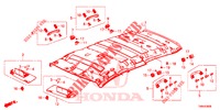 FODERA TETTO  per Honda CIVIC TOURER 1.8 COMFORT 5 Porte 5 velocità automatico 2017
