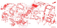ABBELLIMENTO STRUMENTI (COTE DE CONDUCTEUR) (LH) per Honda CR-V 2.0 EXECUTIVE 5 Porte 5 velocità automatico 2012