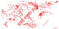 ABBELLIMENTO STRUMENTI (COTE DE PASSAGER) (LH) per Honda CR-V 2.0 EXECUTIVE 5 Porte 5 velocità automatico 2012
