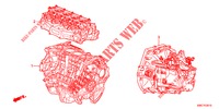 ARREDO DI MONT. MOTORE/ASS. TRASMISSIONE (2.0L) per Honda CR-V 2.0 EXECUTIVE 5 Porte 5 velocità automatico 2012