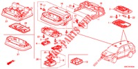 LUCE INTERIORE  per Honda CR-V 2.0 EXECUTIVE 5 Porte 5 velocità automatico 2012
