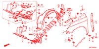 PARAFANGHI ANTERIORI  per Honda CR-V 2.0 EXECUTIVE 5 Porte 5 velocità automatico 2012