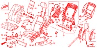 SEDILE ANTERIORE/CINTURE DI SICUREZZA (G.) (SIGE ASSISTE) per Honda CR-V 2.0 EXECUTIVE 5 Porte 5 velocità automatico 2012