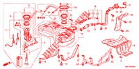 SERBATOIO COMBUSTIBILE (2.0L) (2.4L) per Honda CR-V 2.0 S 5 Porte 5 velocità automatico 2012