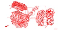 ARREDO DI MONT. MOTORE/ASS. TRASMISSIONE (2.0L) per Honda CR-V 2.0 COMFORT 5 Porte 6 velocità manuale 2013