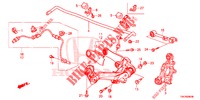 BRACCIO INFERIORE POST./ASTA RAGGIO  per Honda CR-V 2.0 COMFORT 5 Porte 6 velocità manuale 2013