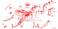 CONDOTTO RIEMPITORE COMBUSTIBILE (2.0L) (2.4L) per Honda CR-V 2.0 COMFORT 5 Porte 6 velocità manuale 2013