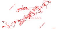 CONDOTTO SCARICO/SILENZIATORE (2.0L) per Honda CR-V 2.0 COMFORT 5 Porte 6 velocità manuale 2013