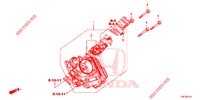 CORPO VALVOLA IMMISSIONE (2.0L) per Honda CR-V 2.0 COMFORT 5 Porte 6 velocità manuale 2013