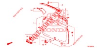 FODERA PORTELLONE/ FODERAMENTO PANNELLO(2D)  per Honda CR-V 2.0 COMFORT 5 Porte 6 velocità manuale 2013