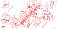 SEDILE POSTERIORE/CINTURA DI SICUREZZA(2D)  per Honda CR-V 2.0 COMFORT 5 Porte 6 velocità manuale 2013