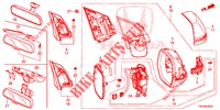 SPECCHIETTO/VISORE DA SOLE (3) per Honda CR-V 2.0 COMFORT 5 Porte 6 velocità manuale 2013