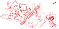 TUBO ACQUA/CONDOTTO RISCALDATORE (2.0L) (LH) per Honda CR-V 2.0 COMFORT 5 Porte 6 velocità manuale 2013