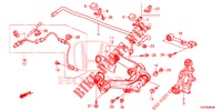 BRACCIO INFERIORE POST./ASTA RAGGIO  per Honda CR-V 2.0 COMFORT 5 Porte 5 velocità automatico 2013