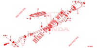 CONDOTTO SCARICO/SILENZIATORE (2.0L) per Honda CR-V 2.0 COMFORT 5 Porte 5 velocità automatico 2013