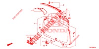 FODERA PORTELLONE/ FODERAMENTO PANNELLO(2D)  per Honda CR-V 2.0 COMFORT 5 Porte 5 velocità automatico 2013