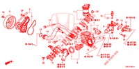 POMPA ACQUA/TERMOSTATO (2.0L) per Honda CR-V 2.0 COMFORT 5 Porte 5 velocità automatico 2013
