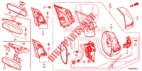 SPECCHIETTO/VISORE DA SOLE (3) per Honda CR-V 2.0 COMFORT 5 Porte 5 velocità automatico 2013