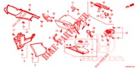 ABBELLIMENTO STRUMENTI (COTE DE PASSAGER) (LH) per Honda CR-V 2.0 ELEGANCE 5 Porte 6 velocità manuale 2013
