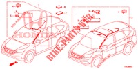 BARDATURA FILO (LH) (4) per Honda CR-V 2.0 ELEGANCE 5 Porte 6 velocità manuale 2013