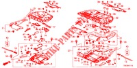 COMPONENTI SEDILE POST. (2) per Honda CR-V 2.0 ELEGANCE 5 Porte 6 velocità manuale 2013