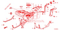 CONDOTTO RIEMPITORE COMBUSTIBILE (2.0L) (2.4L) per Honda CR-V 2.0 ELEGANCE 5 Porte 6 velocità manuale 2013
